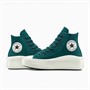 Converse Baskets compensées Chuck Taylor All Star Move suédine Femme Darkly Jaded/Egret/Noir