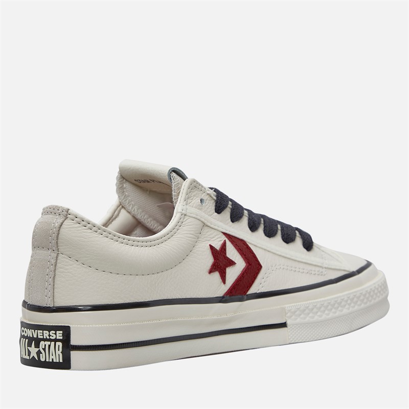 Converse 76 sneakersy ze skóry i zamszu dla niego kolor Egret/Egret/Park Red
