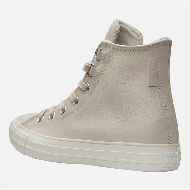 Converse Chuck Taylor All Star Hi skórzane sneakersy kolor Light Dune/Egret/Light Dune