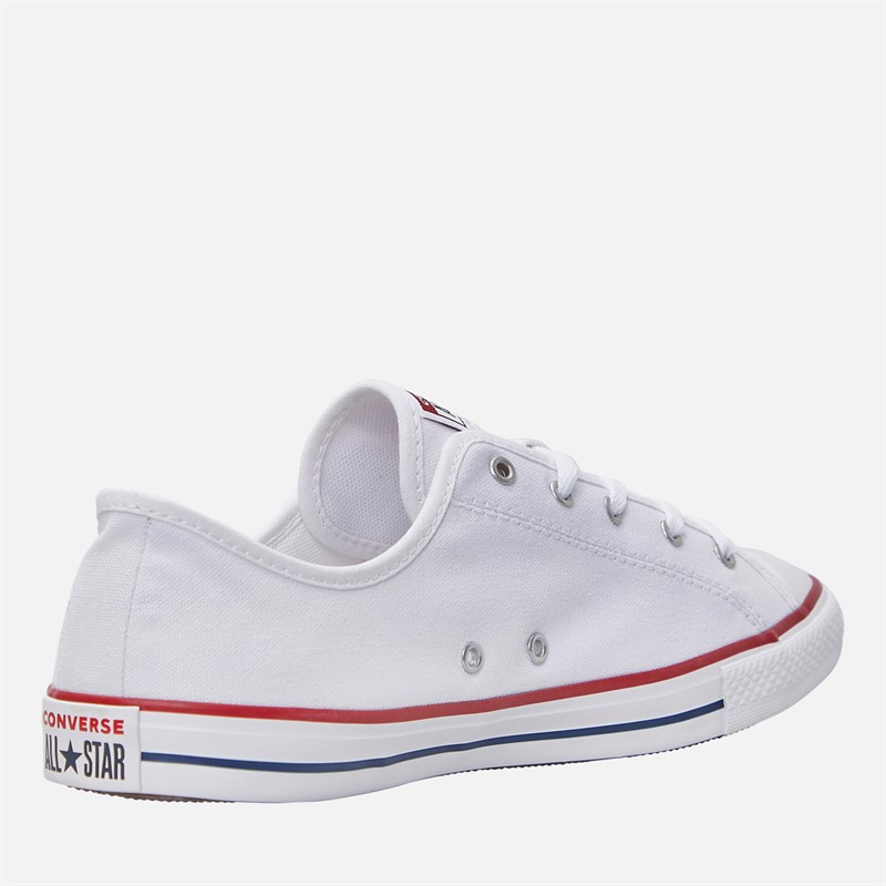 Converse Baskets Chuck Taylor All Star Dainty Canvas Femme Blanc/Rouge/Bleu