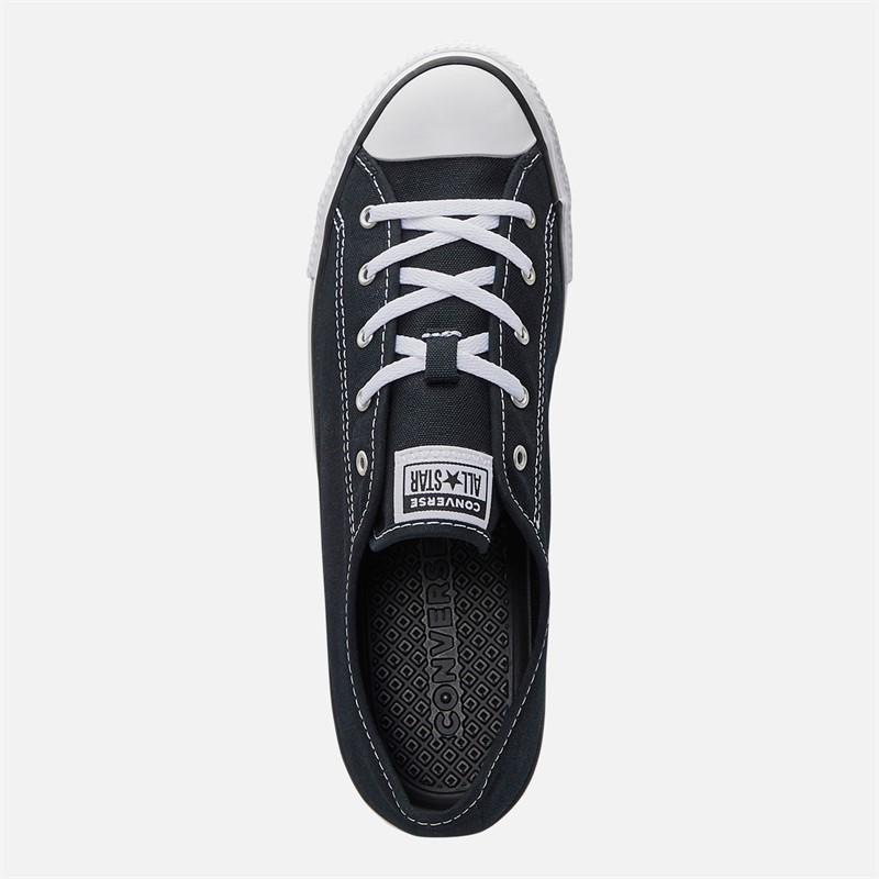 Converse Chuck Taylor All Star Dainty Canvas sneakersy dla niej kolor czarno-biały/Czarny