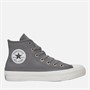 Converse Chuck Taylor All Star Hi Double Lace Baskets Sharkskin/Vintage White