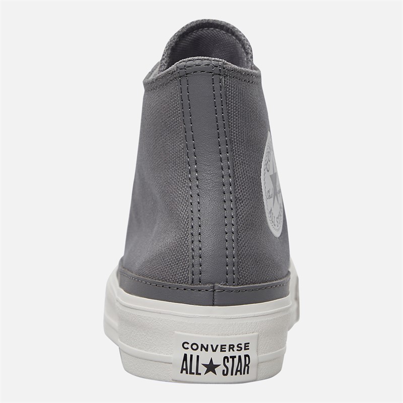 Converse Chuck Taylor All Star Hi Double Lace Baskets Sharkskin/Vintage White