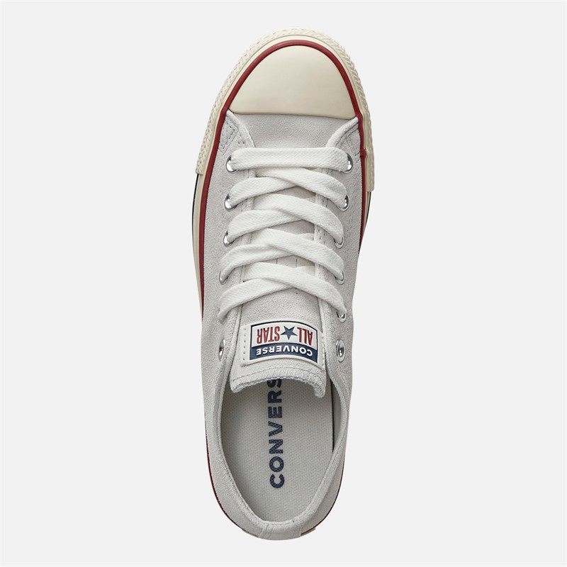Converse Chuck Taylor All Star zamszowe sneakersy kolor Barely Grey/Natural Ivory