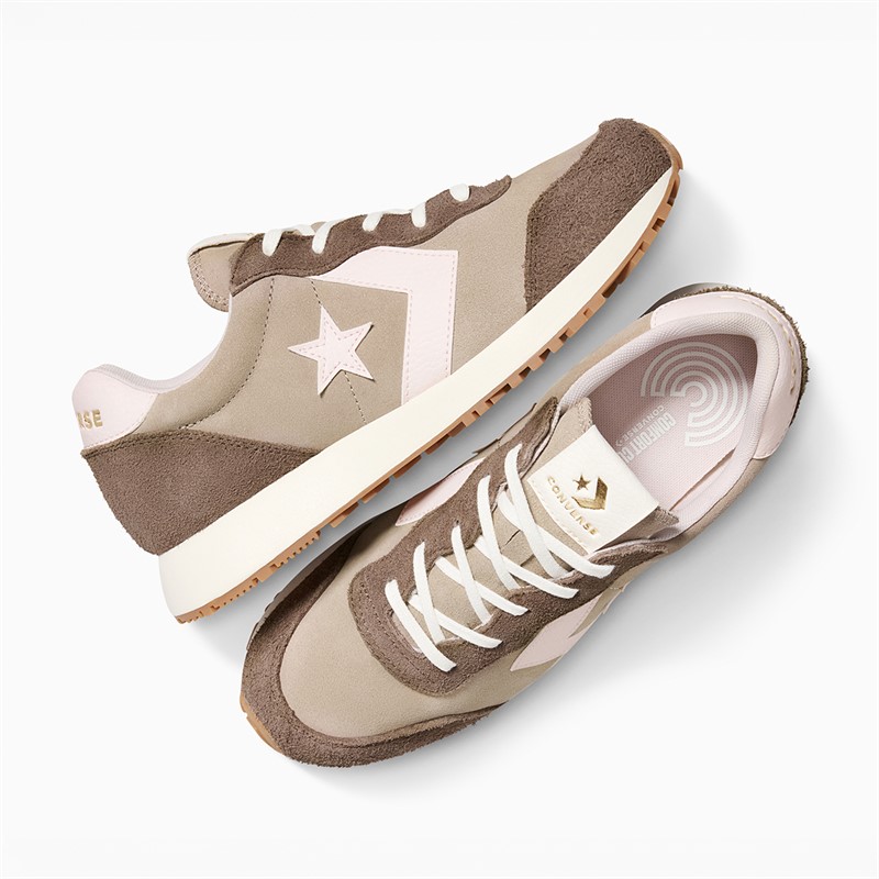 Converse Omega zamszowe sneakersy kolor Vintage Cargo/Shy Flamingo