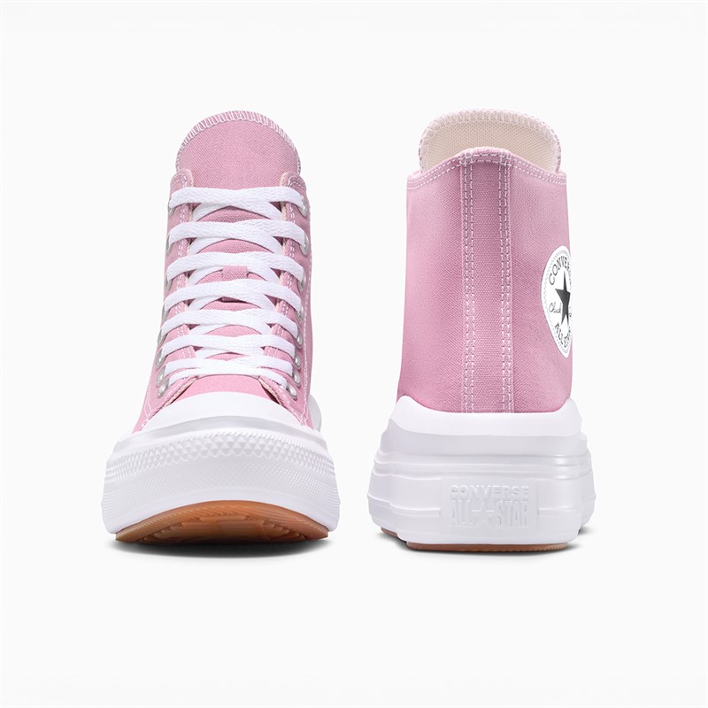 Converse Chuck Taylor All Star Move platform sneakersy dla niej kolor Cliffside Rose/Biały/Czarny