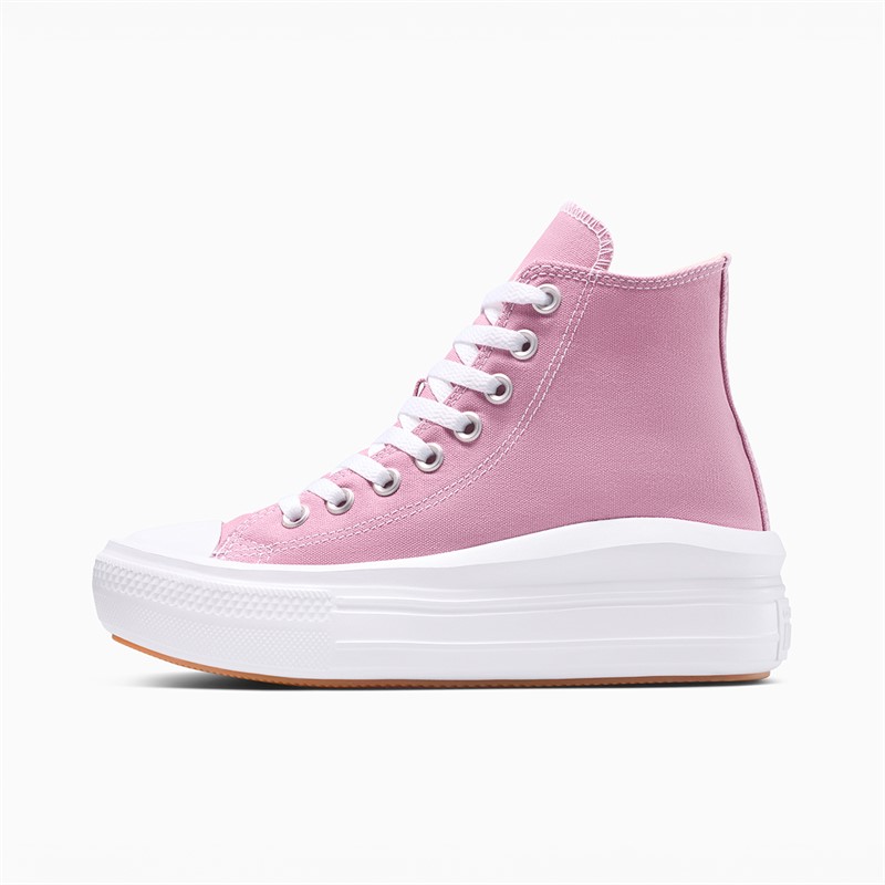 Converse Chuck Taylor All Star Move platform sneakersy dla niej kolor Cliffside Rose/Biały/Czarny