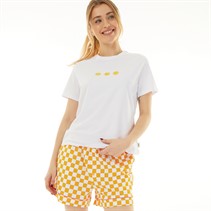 Chelsea Peers Womens T-Shirt And Shorts Pyjama Set Yellow