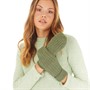 Pieces Womens Jeslin Wool Mittens Deep Lichen Green