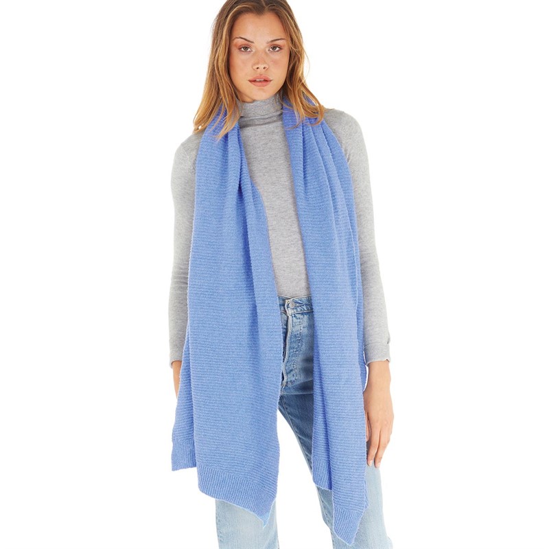 Pieces Womens Benilla Long Scarf Granada Sky