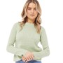 Pieces Womens Ellen Knitted Jumper Swamp