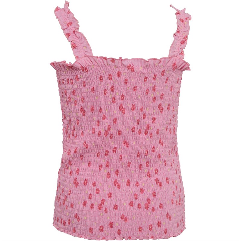 Pieces Meisjes Taylin Smock Tops Roze