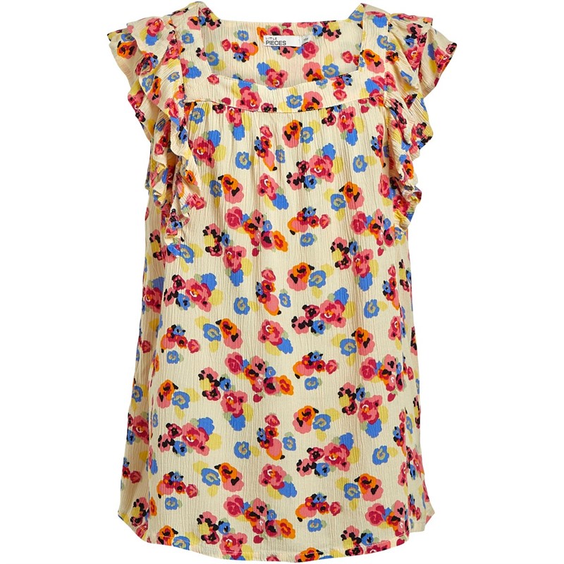 Pieces Hauts Fleur Fille Multicolore