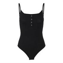 Pieces Womens Kitte Strap Bodystocking Black