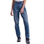 Pieces Dames Luna Straight jeans Middelblauw