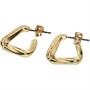 Pieces Womens Ikka Hoop Earrings Gold