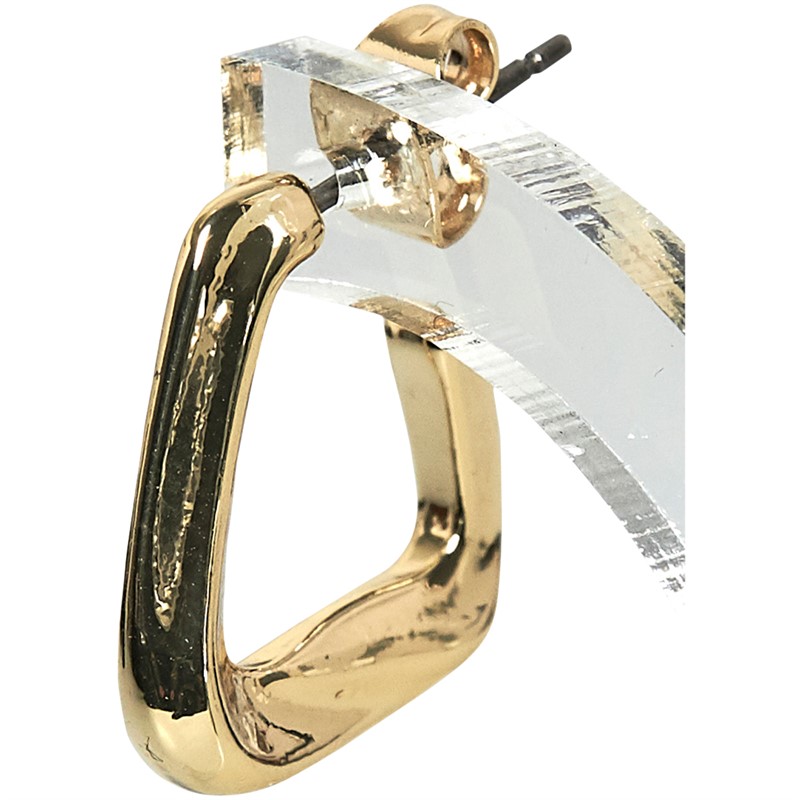 Pieces Womens Ikka Hoop Earrings Gold