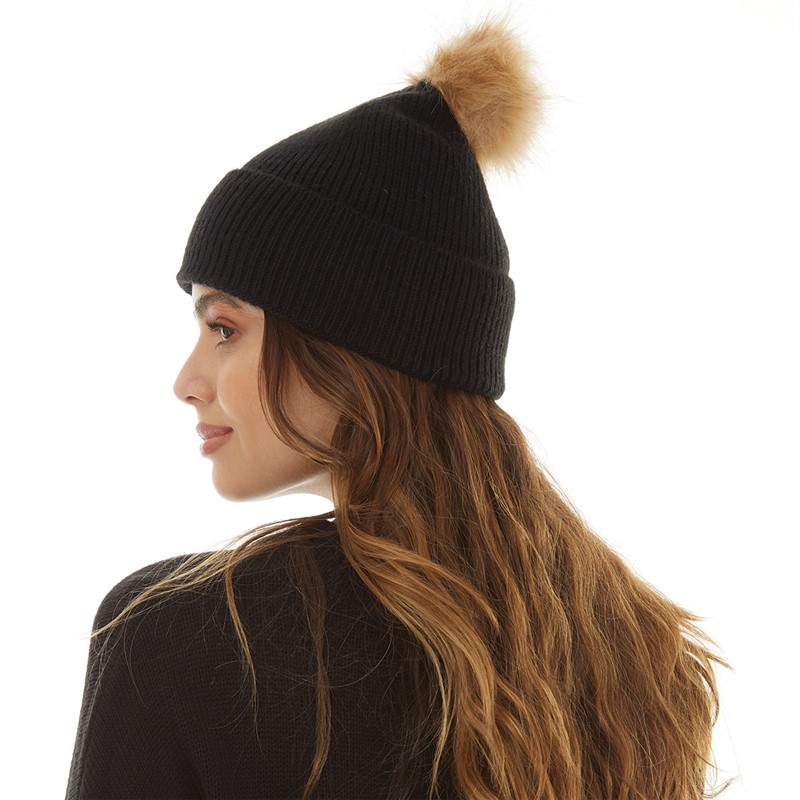 Pieces Womens Bina Hat Black