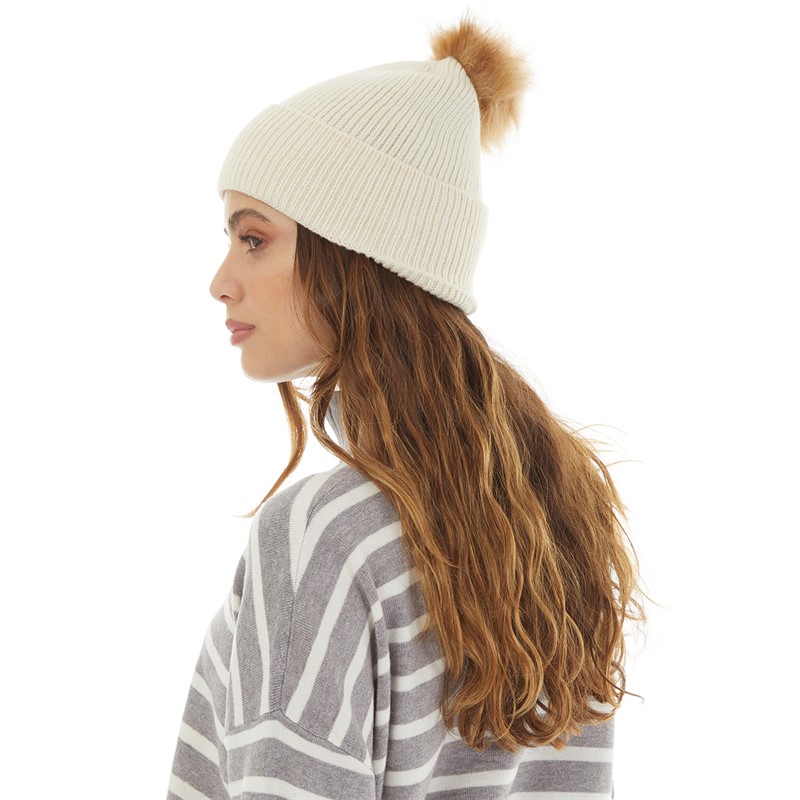 Pieces Womens Bina Hat Whitecap Gray