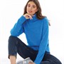 Pieces Damen Juliana Pullover Blau