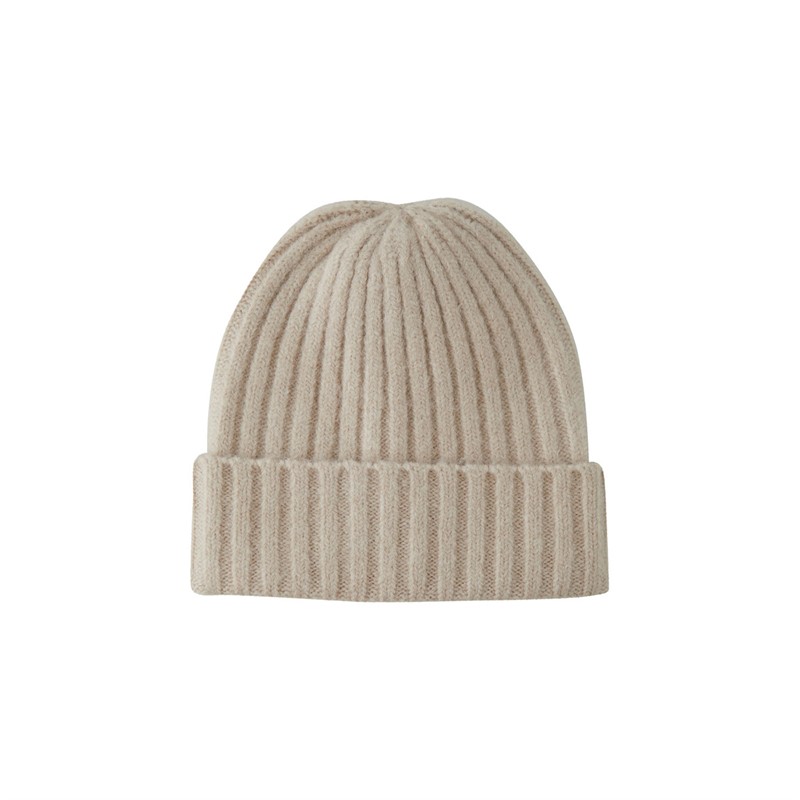 Pieces Womens Jeslin Beanie Whitecap Gray