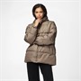Pieces Damen Maddie Pufferjacke Braun