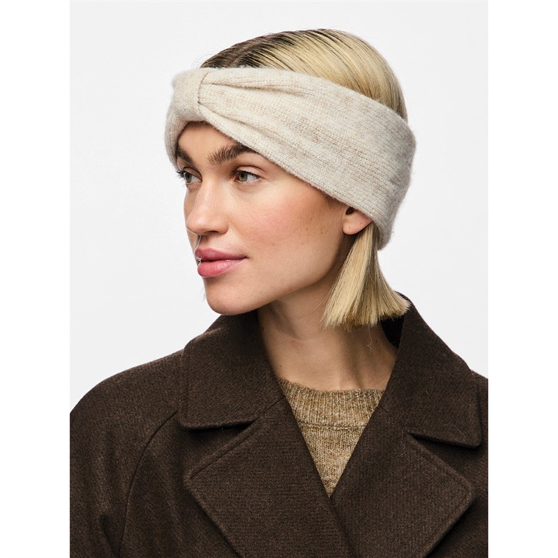 Pieces Womens Moella Headband Whitecap Gray