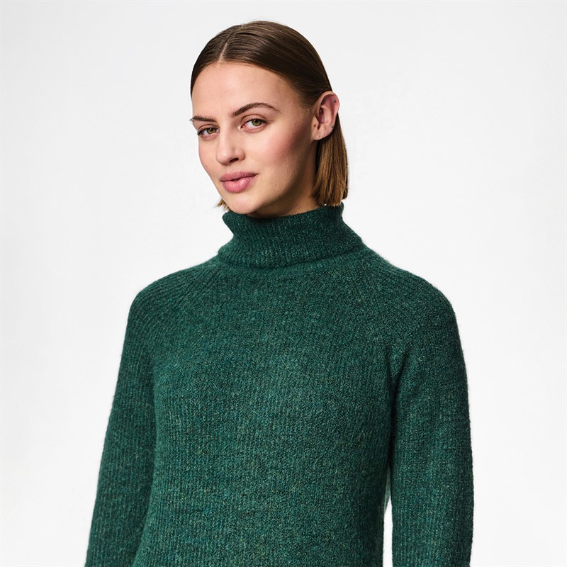 Pieces Damen Ellen Kleider Grün