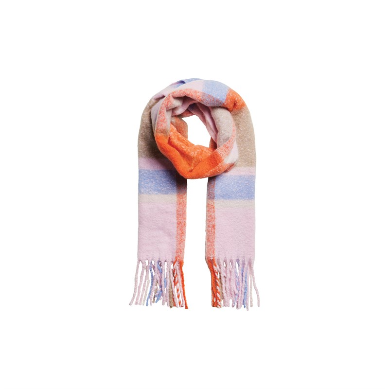 Pieces Womens Bea Long Scarf Pink Lavender
