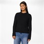 Pieces Womens Ellen Knitted Jumper Black
