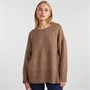 Pieces Womens Nancy Knit Jumper Fossil