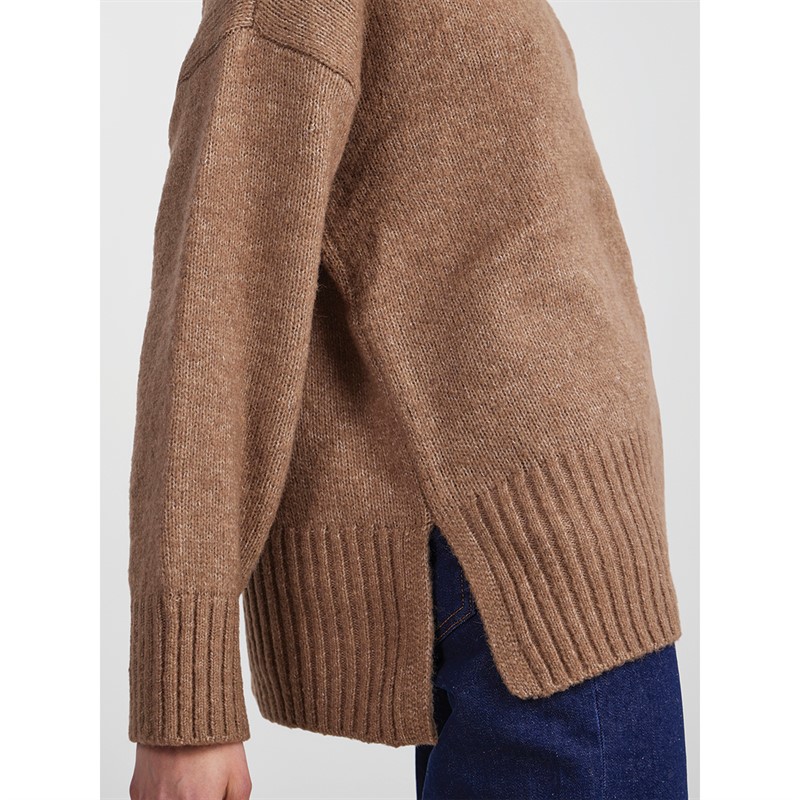 Pieces Womens Nancy Knit Jumper Fossil