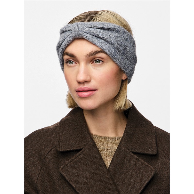Pieces Womens Moella Headband Medium Grey Melange