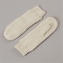 Pieces Womens Benilla Mittens Whitecap Gray