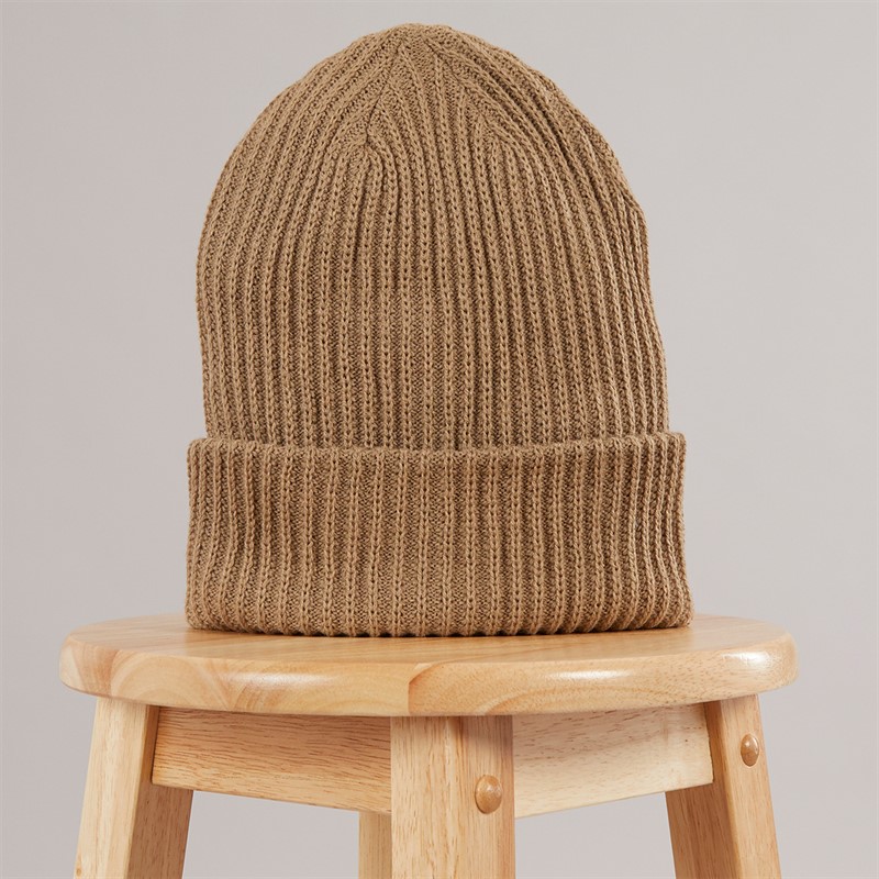 Pieces Damen Hexo Mützen Braun