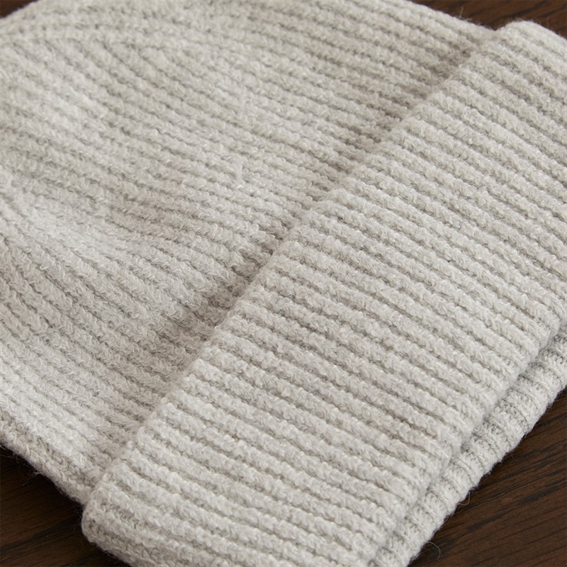 Pieces Womens Nilla Beanie Light Grey Melange