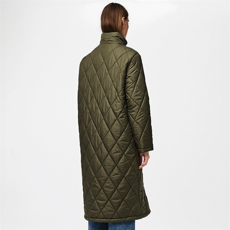 Pieces Dames Mailey Gewatteerde jassen Groen