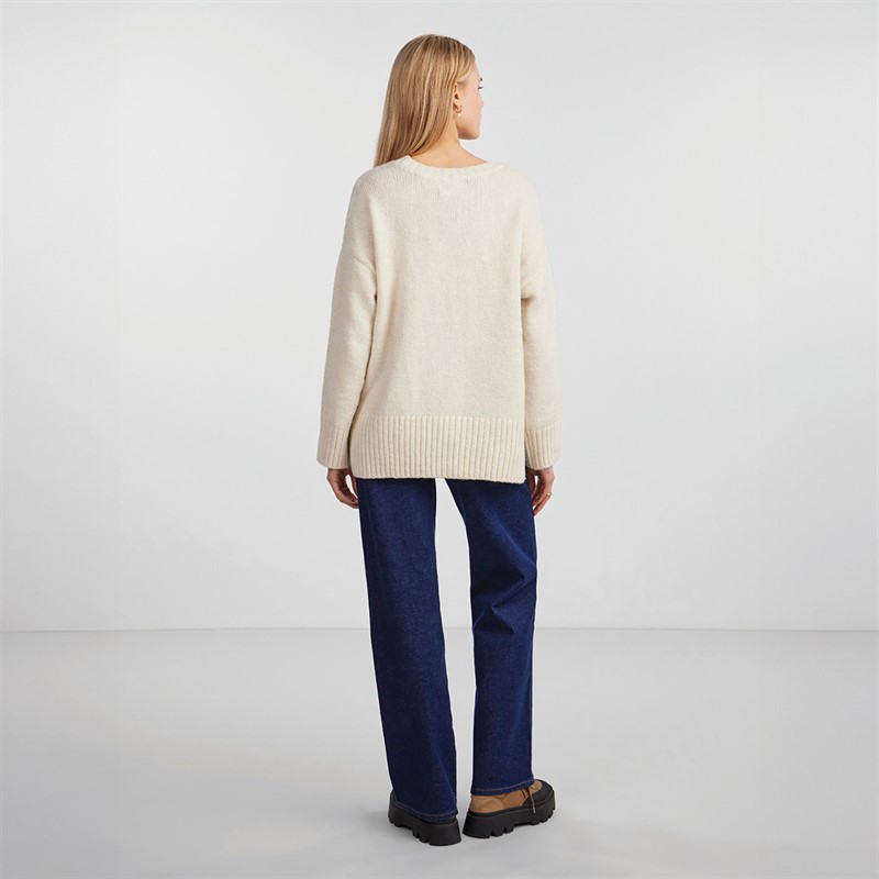 Pieces Womens Nancy Knit Jumper Birch