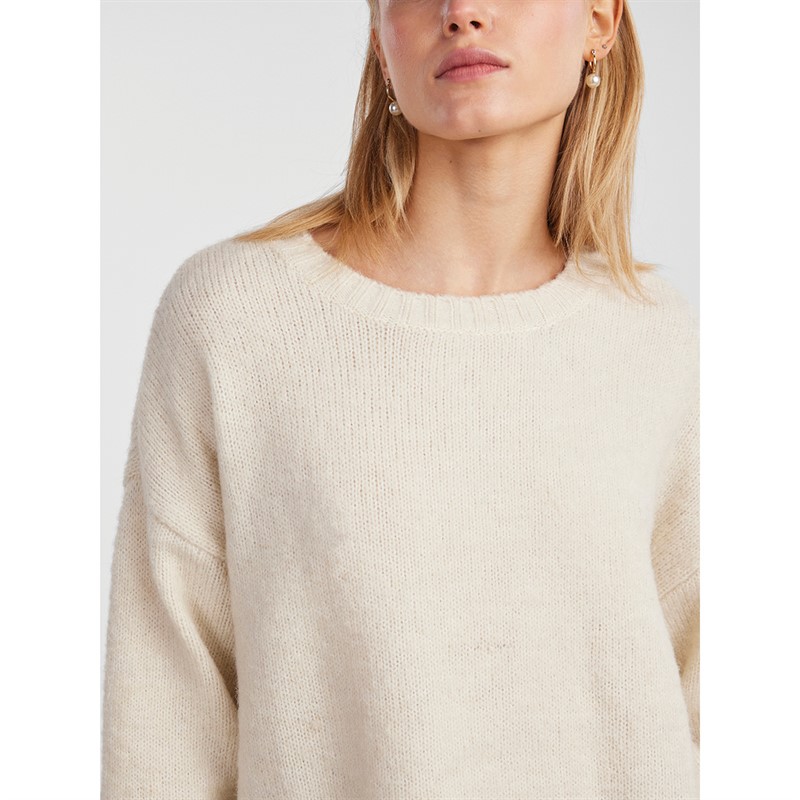 Pieces Womens Nancy Knit Jumper Birch