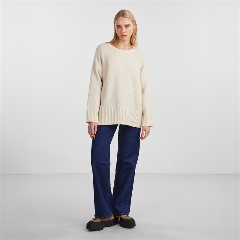 Pieces Womens Nancy Knit Jumper Birch
