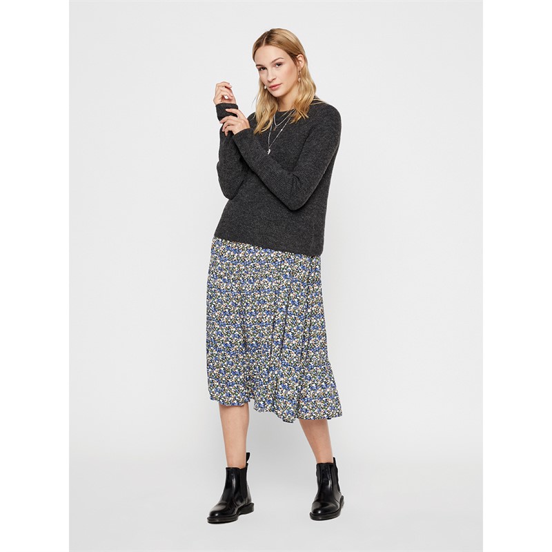 Pieces Damen Ellen Pullover Grau