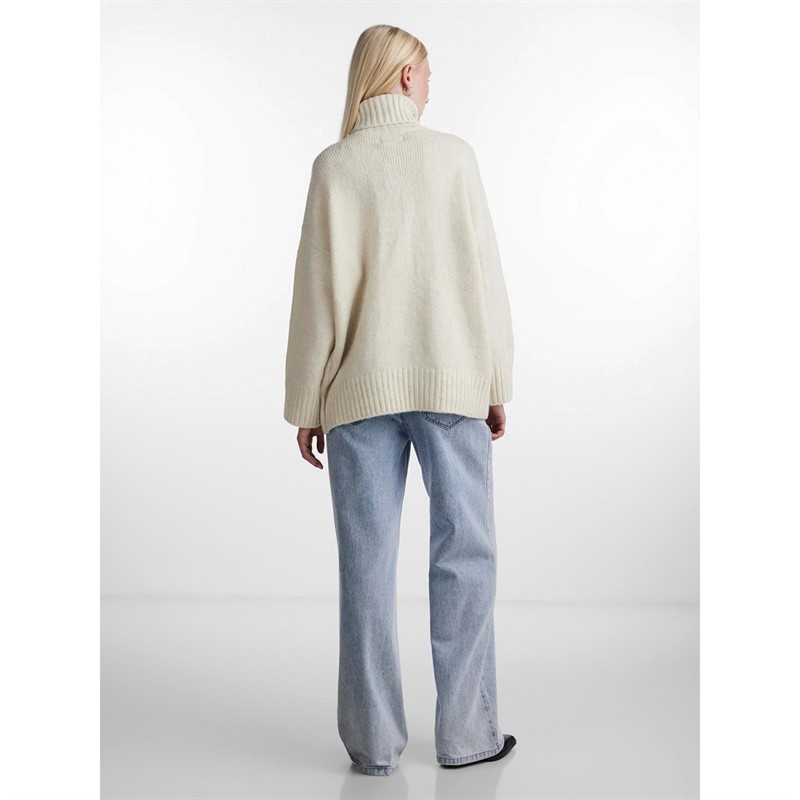 Pieces Damen Nancy Pullover Braun