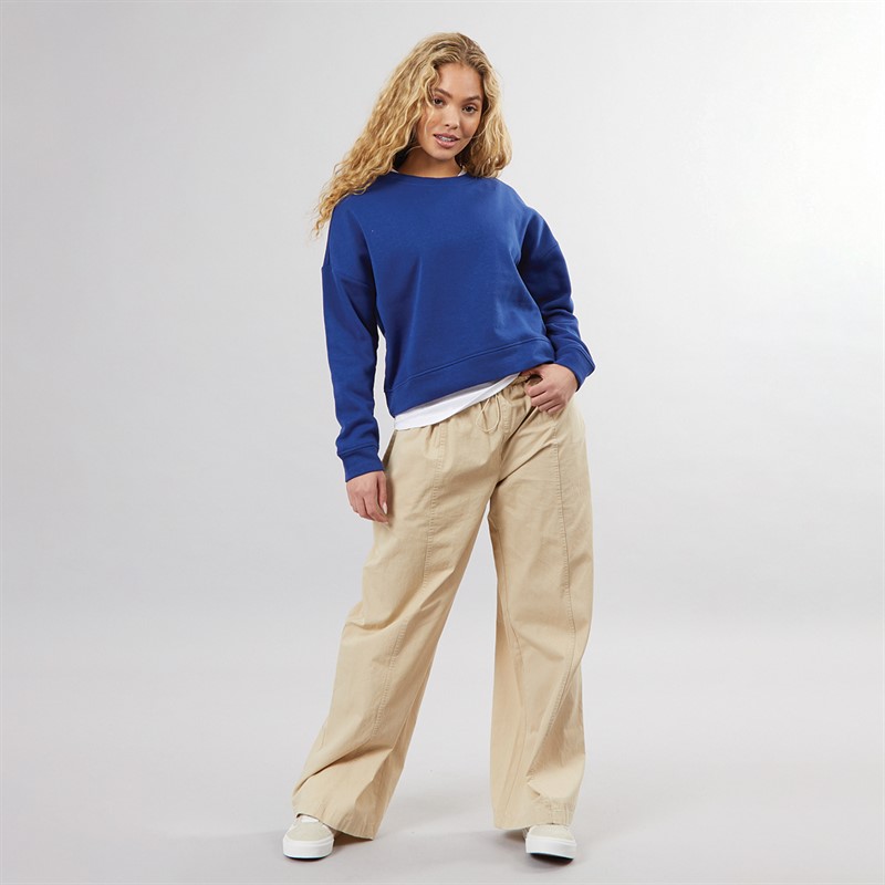 Pieces Pullover mit langen Ärmeln Damen Chilli Bellwether Blau