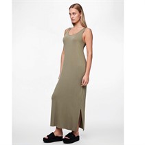 Pieces Womens Sofia Tank Ankle Dress Deep Lichen Green