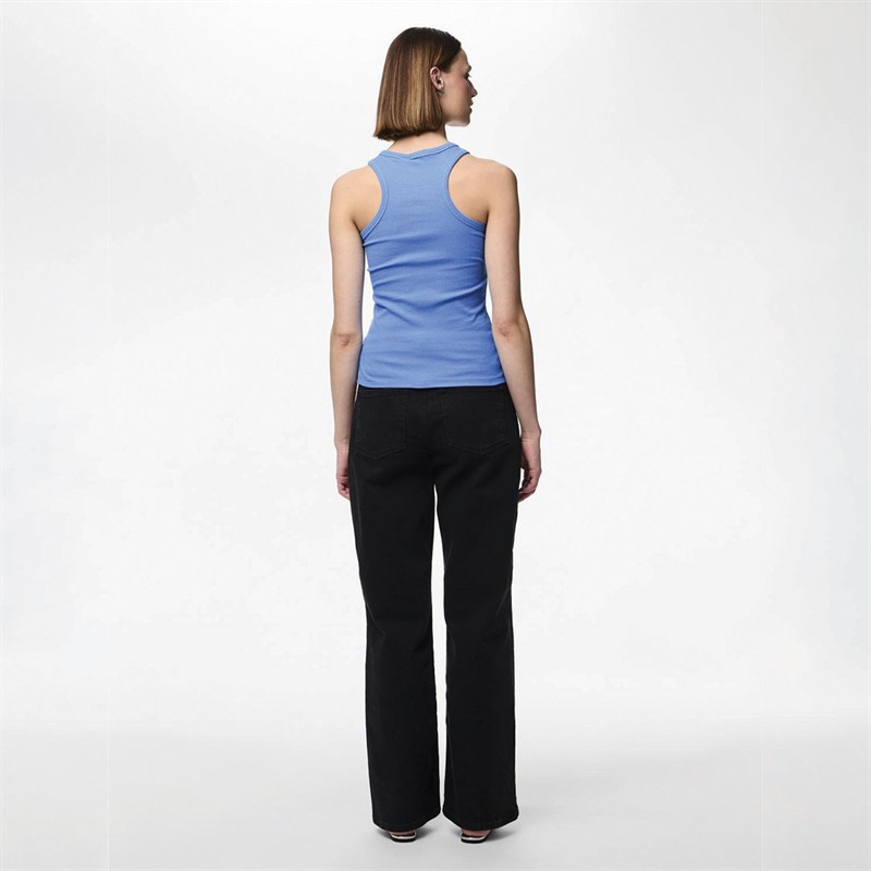 Pieces Dame Ruka Boxer Tanktop Fransk Blå