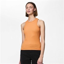 Pieces Damen Ruka Boxer Tank Top Tangerine