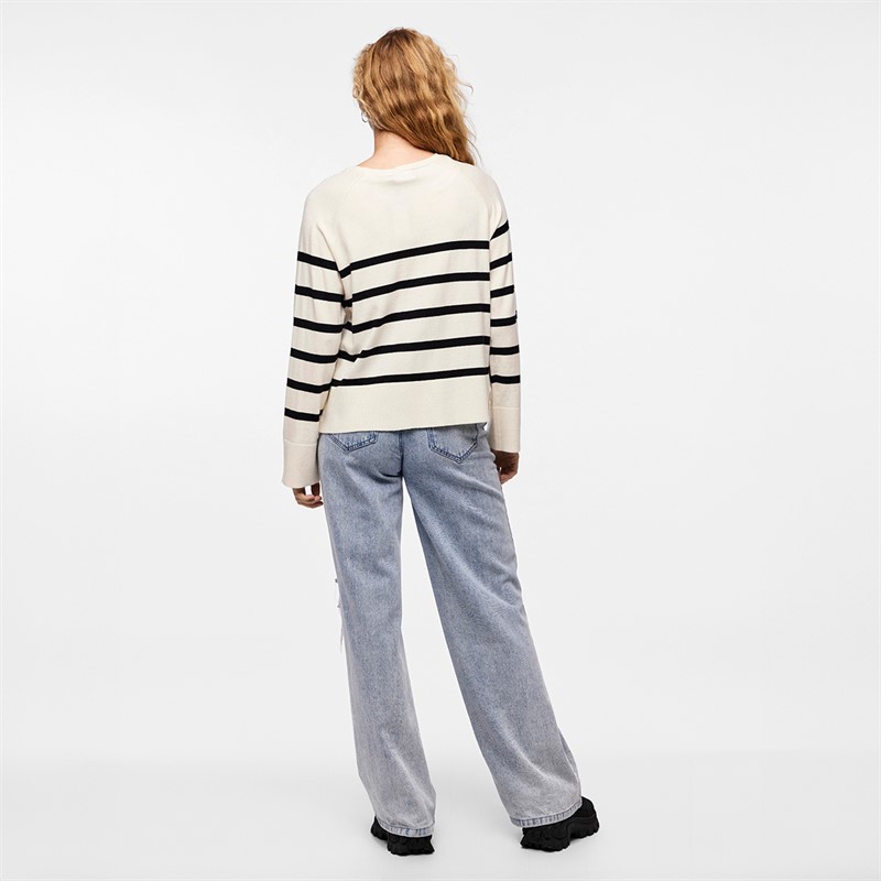 Pieces Sia sweter dla niej kolor Biały