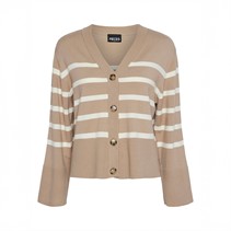 Pieces Dames Sia Vest Silver Mink