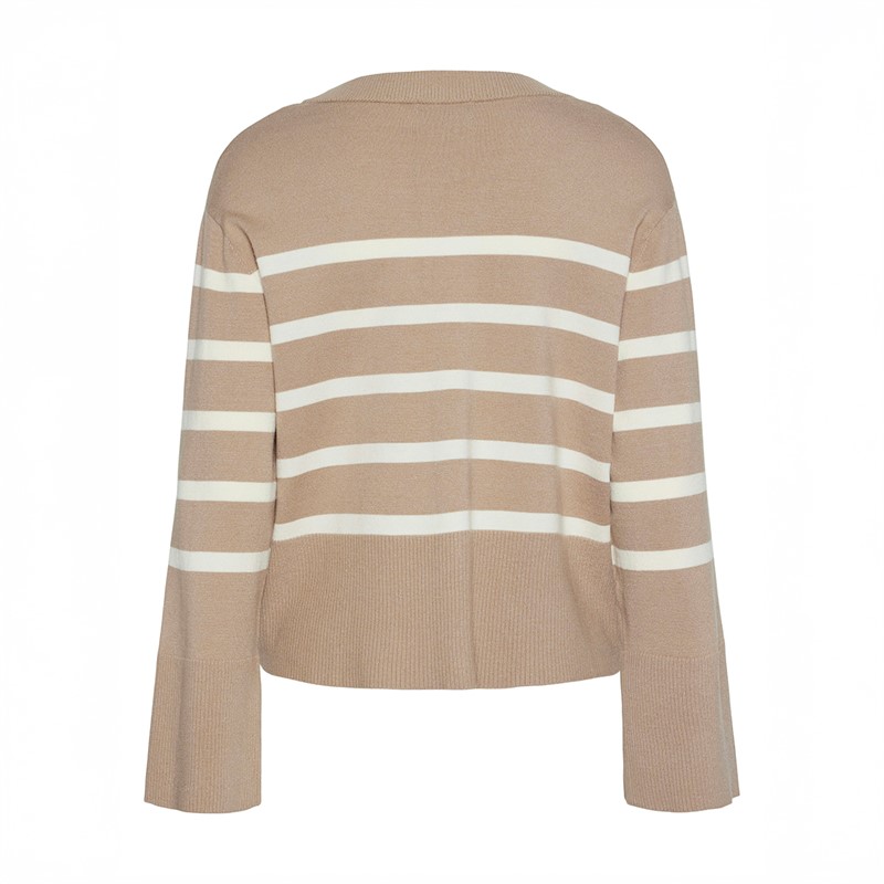 Pieces Dames Sia Vest Silver Mink