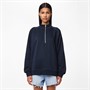 Pieces Damen Chilli Halb Reißverschluss Pullover Sky Captain